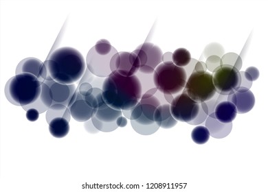 Abstract bokeh light bubble colorful background.