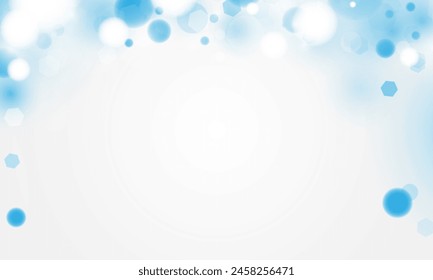Abstract bokeh Light color with soft light white background for wedding vector magic holiday poster design.