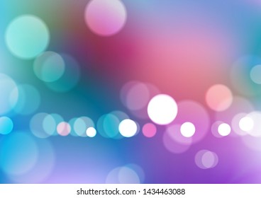 Abstract bokeh light colors background. Vector Eps10