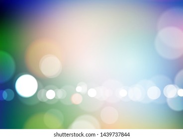 Abstract bokeh light colors background. Vector Eps10
