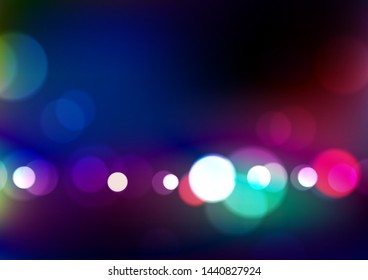 Abstract bokeh light colors background. Vector Eps10