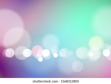 Abstract bokeh light colors background. Vector Eps10