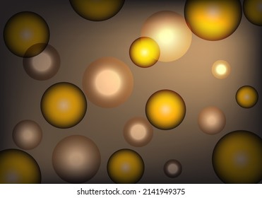 Abstract bokeh light gradient pattern on background.  Vector graphic illustrator.