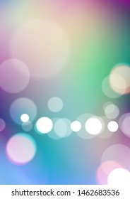Abstract bokeh light on colors background. Vector Eps10