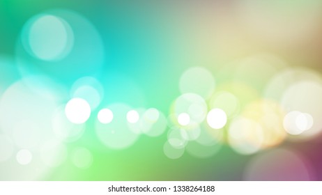 Abstract bokeh light on soft colors background. Vector Eps10