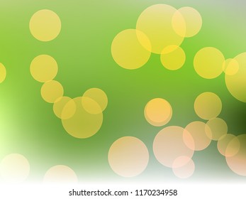 Abstract Bokeh Light Vintage Background, Vector Illustration