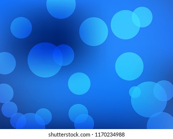 Abstract Bokeh Light Vintage Background, Vector Illustration