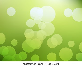 Abstract Bokeh Light Vintage Background, Vector Illustration
