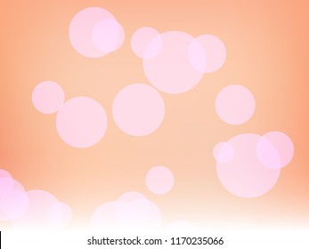 Abstract Bokeh Light Vintage Background, Vector Illustration