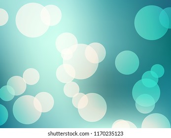 Abstract Bokeh Light Vintage Background, Vector Illustration