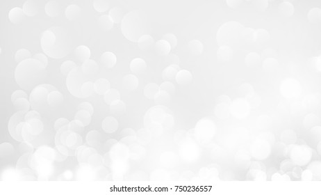 Abstract Bokeh Light White and Gray Vector Backgrounds