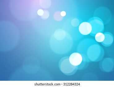 Abstract Bokeh Lights Background, Vector Illustration