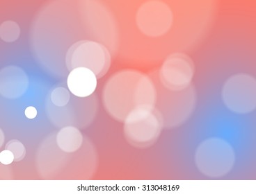 Abstract Bokeh Lights Background, Vector Illustration