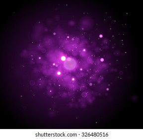 Abstract Bokeh Lights Background. Vector Illustration.