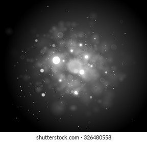 Abstract Bokeh Lights Background. Vector Illustration.