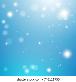 Abstract Bokeh Lights For Celebration And Festive background. Vector