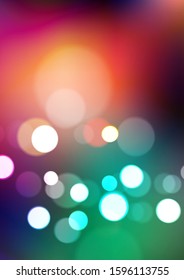 Abstract bokeh lights colors background. Vector Eps10