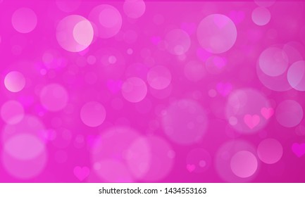 Abstract bokeh lights effect with pink  background, bokeh texture, bokeh background, vector illustration for graphic design
