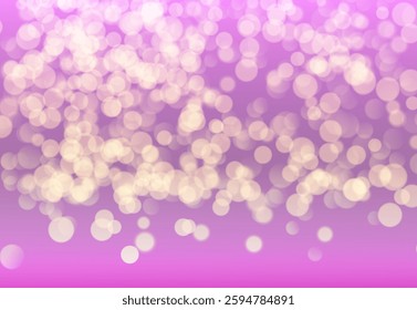 Abstract bokeh lights with light purple background, beautiful bokeh from water droplets 