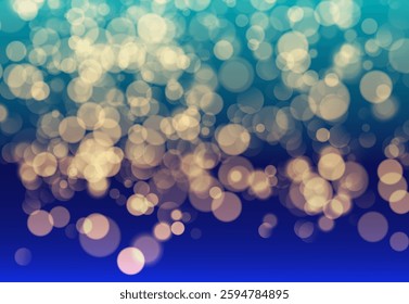 Abstract bokeh lights with light purple background, beautiful bokeh from water droplets 