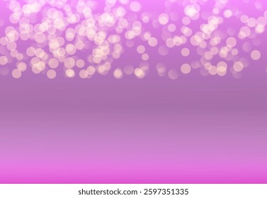 Abstract bokeh lights with light purple background, beautiful bokeh from water droplets 