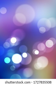 Resumen de las luces de bokeh sobre el fondo de los colores borrosos. Vector Eps10