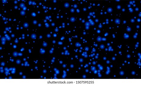 Abstract bokeh lights on dark background 