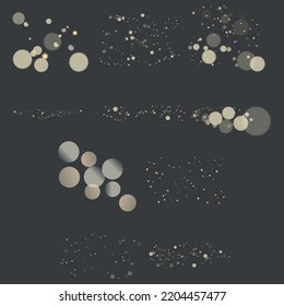 Ilustración suave de las luces de boquilla abstractas