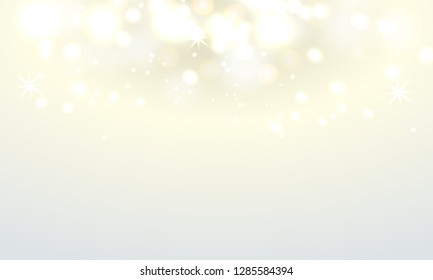 Abstract bokeh lights with soft light background