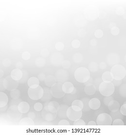 Abstract bokeh lights with soft light background.Vector illustration.