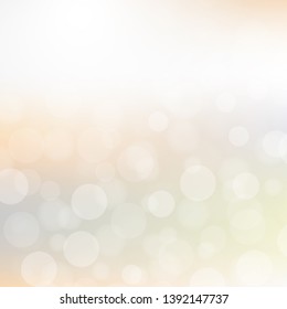 Abstract bokeh lights with soft light background.Vector illustration.
