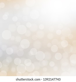 Abstract bokeh lights with soft light background.Vector illustration.