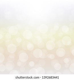 Abstract bokeh lights with soft light background.Vector illustration.