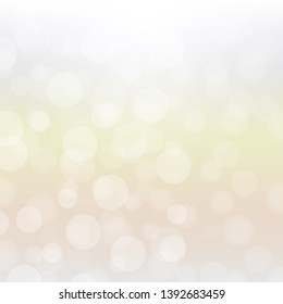 Abstract bokeh lights with soft light background.Vector illustration.