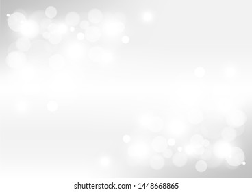 Abstract bokeh lights with soft light background illustration.