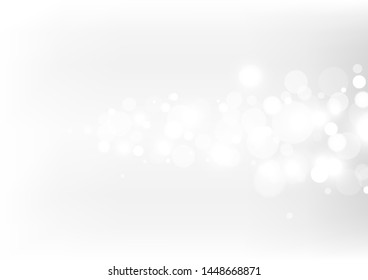 Abstract bokeh lights with soft light background illustration.