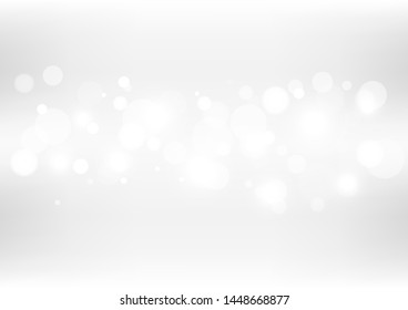 Abstract bokeh lights with soft light background illustration.