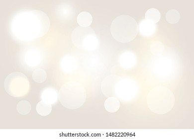 Abstract bokeh lights with soft light background illustration