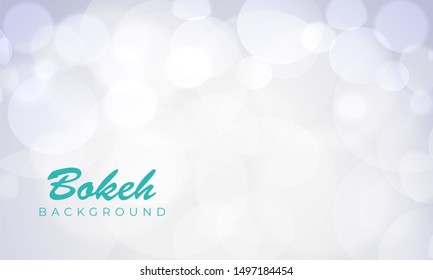 Abstract bokeh lights with soft light background, Colorful, bokeh, vector.