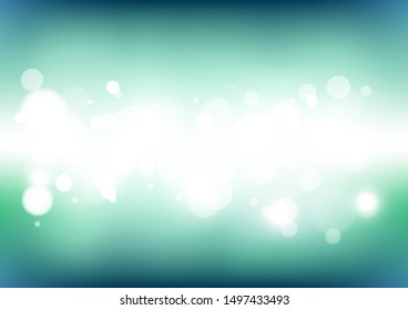 Abstract bokeh lights with soft light background illustration.