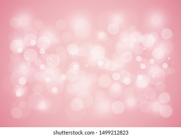 Abstract bokeh lights with soft light background illustration.