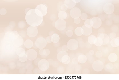 Abstract bokeh lights with soft light cofee background illustration