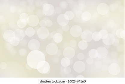 Abstract bokeh lights with soft light background illustration