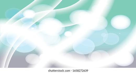 Abstract bokeh lights with soft light background illustration