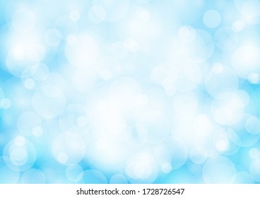 Abstract bokeh lights with soft light background illustration