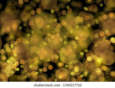 Abstract bokeh lights with soft light background illustration