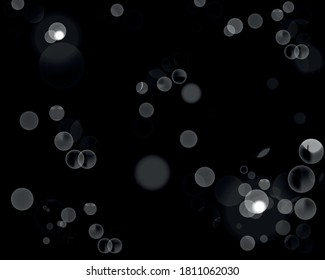 Abstract bokeh lights with soft light background illustration