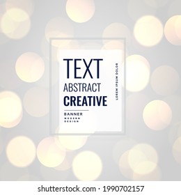 Abstrakte Bokeh-Lichter mit hellem Hintergrund, Vektorgrafik