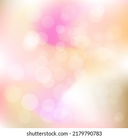 Abstract bokeh lights with soft light background illustration. for the background of posters, banners and social media advertisements. bokeh background