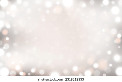 Abstract bokeh lights with soft light backgrounds illustration
